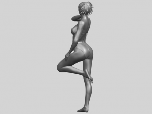 naked girl c06 3D-printmodel