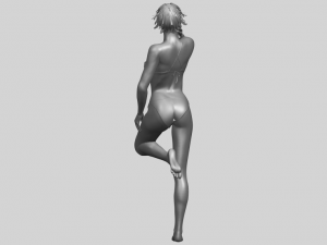 naked girl c06 3D-printmodel