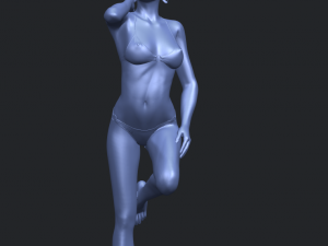 naked girl c06 3D-printmodel
