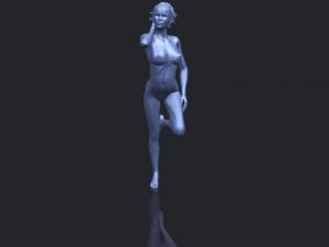 naked girl c06 3D-printmodel