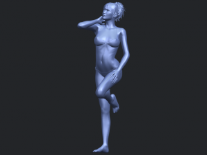 naked girl c06 3D-printmodel
