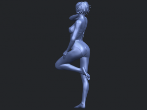 naked girl c06 3D-printmodel