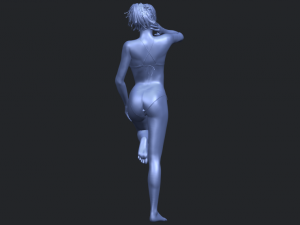 naked girl c06 3D-printmodel
