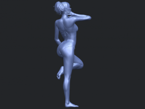 naked girl c06 3D-printmodel
