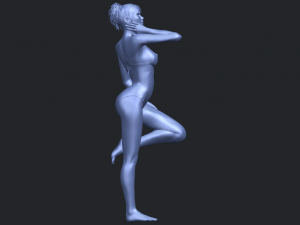 naked girl c06 3D-printmodel