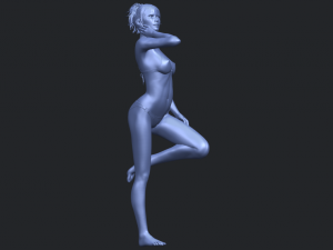 naked girl c06 3D-printmodel