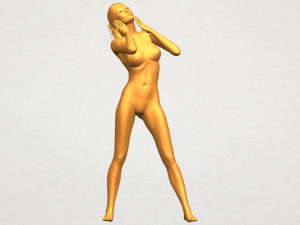 naked girl d01 3D Print Model