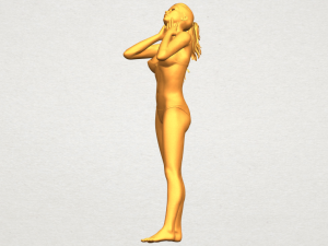 naked girl d01 Modello di stampa 3D