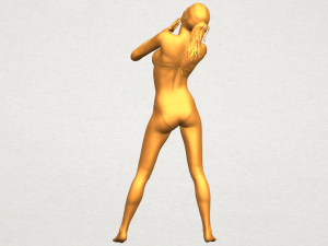 naked girl d01 Modello di stampa 3D