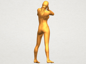 naked girl d01 Modello di stampa 3D