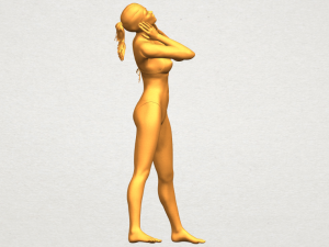 naked girl d01 Modello di stampa 3D