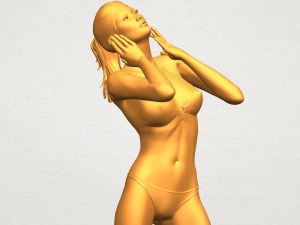 naked girl d01 Modello di stampa 3D