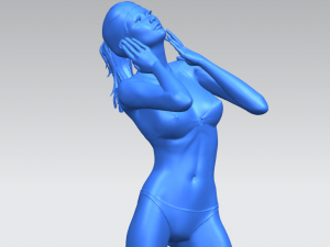 naked girl d01 Modello di stampa 3D