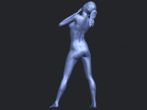 naked girl d01 Modello di stampa 3D