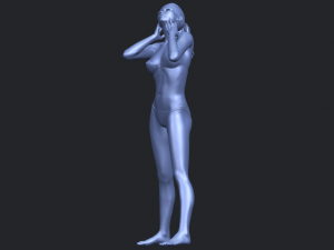 naked girl d01 Modello di stampa 3D