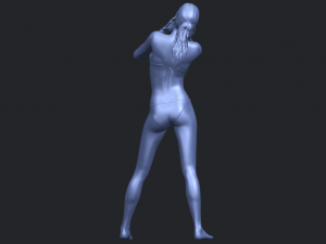naked girl d01 Modello di stampa 3D