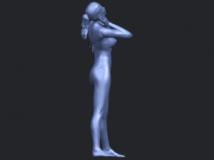 naked girl d01 Modello di stampa 3D