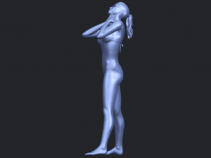 naked girl d01 Modello di stampa 3D
