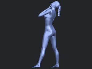 naked girl d01 Modello di stampa 3D