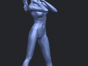 naked girl d01 Modello di stampa 3D