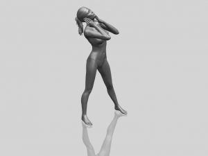 naked girl d01 Modello di stampa 3D