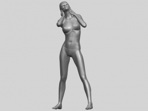 naked girl d01 Modello di stampa 3D