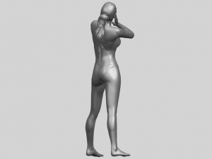 naked girl d01 Modello di stampa 3D