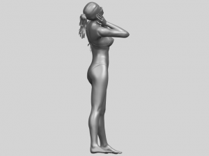 naked girl d01 Modello di stampa 3D