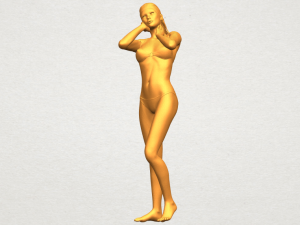 naked girl d02 3D Print Model