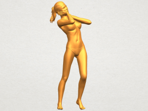 naked girl d02 3D Принт Модель