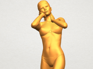 naked girl d02 3D Принт Модель