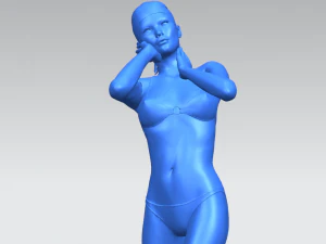 naked girl d02 3D Print Model