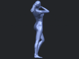 naked girl d02 3D Принт Модель