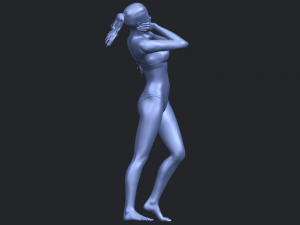 naked girl d02 3D Принт Модель