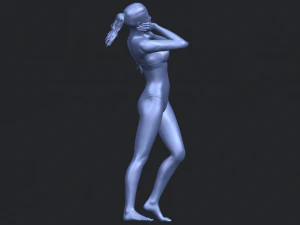 naked girl d02 3D Print Model