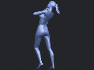 naked girl d02 3D Принт Модель
