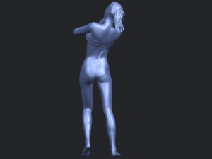 naked girl d02 3D Принт Модель