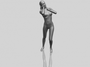 naked girl d02 3D Принт Модель