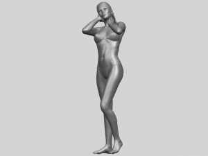 naked girl d02 3D Принт Модель