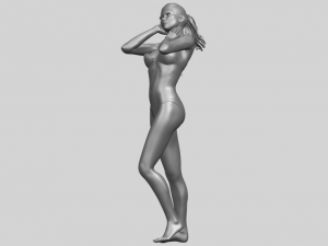 naked girl d02 3D Принт Модель
