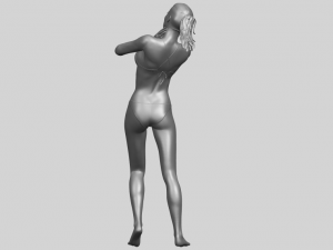 naked girl d02 3D Принт Модель