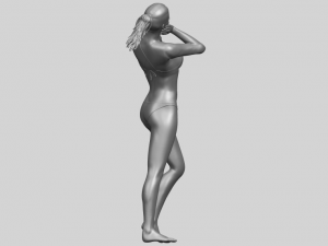 naked girl d02 3D Принт Модель