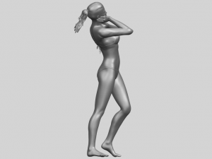naked girl d02 3D Принт Модель