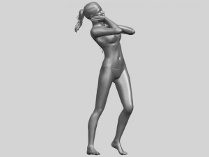 naked girl d02 3D Print Model
