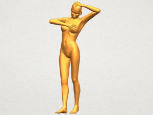 naked girl d03 3D-printmodel
