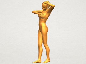 naked girl d03 3D-printmodel