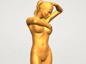naked girl d03 3D-printmodel