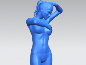 naked girl d03 3D-printmodel