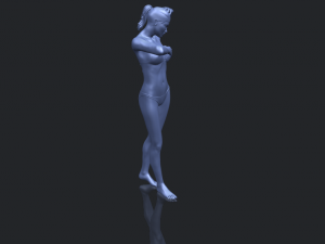 naked girl d03 3D-printmodel