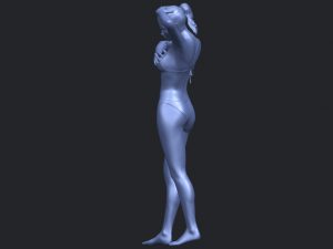 naked girl d03 3D-printmodel